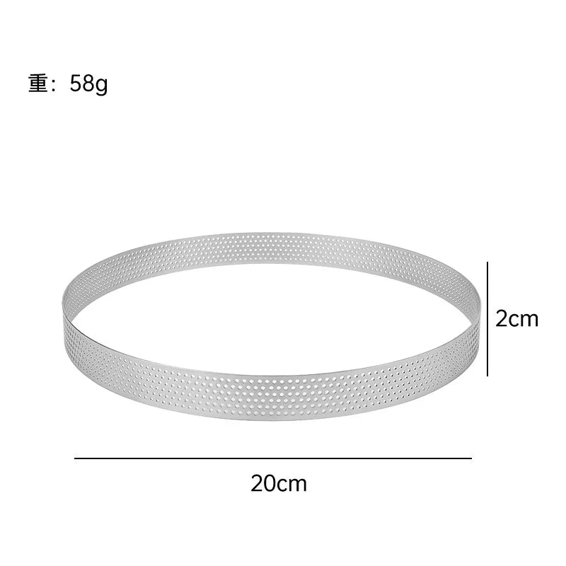 Stainless steel kitchen cake molds heat resistant