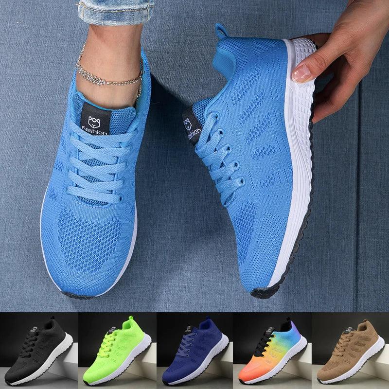 Breathable Lightweight Low Top Walking Sneakers