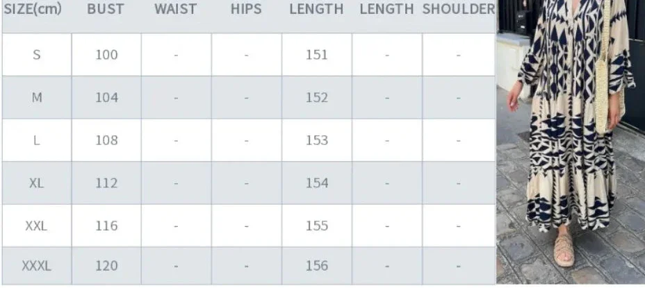 Vestido largo de manga larga con cuello en V y cintura alta