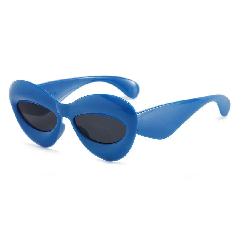 Unique Candy Color Sexy Lip Y2k Punk Hip Hop Sunglasses