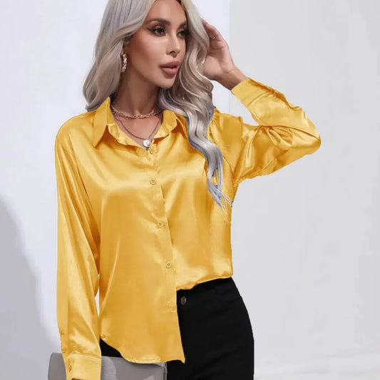 Long Sleeve Silk Shirt