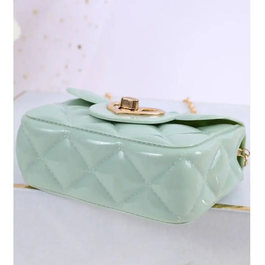 PU Mini Shoulder Bags Heart Coin Wallets Handbags