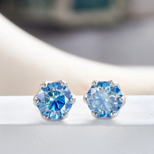 DANA 1/2/4CT VVS Russian Diamond Earrings