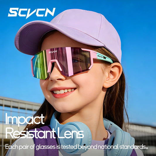 Eyewear Running Outdoor Girls Sports Hiking Kids Cycling Glasses