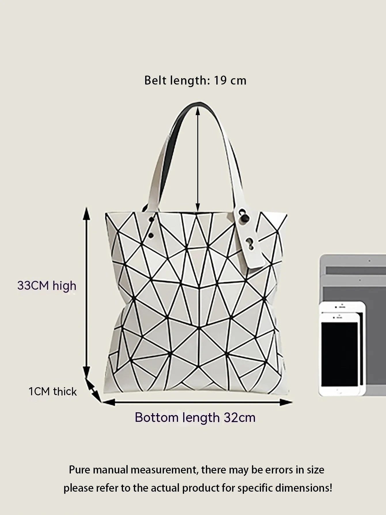 DANA Geometric pattern tote bag