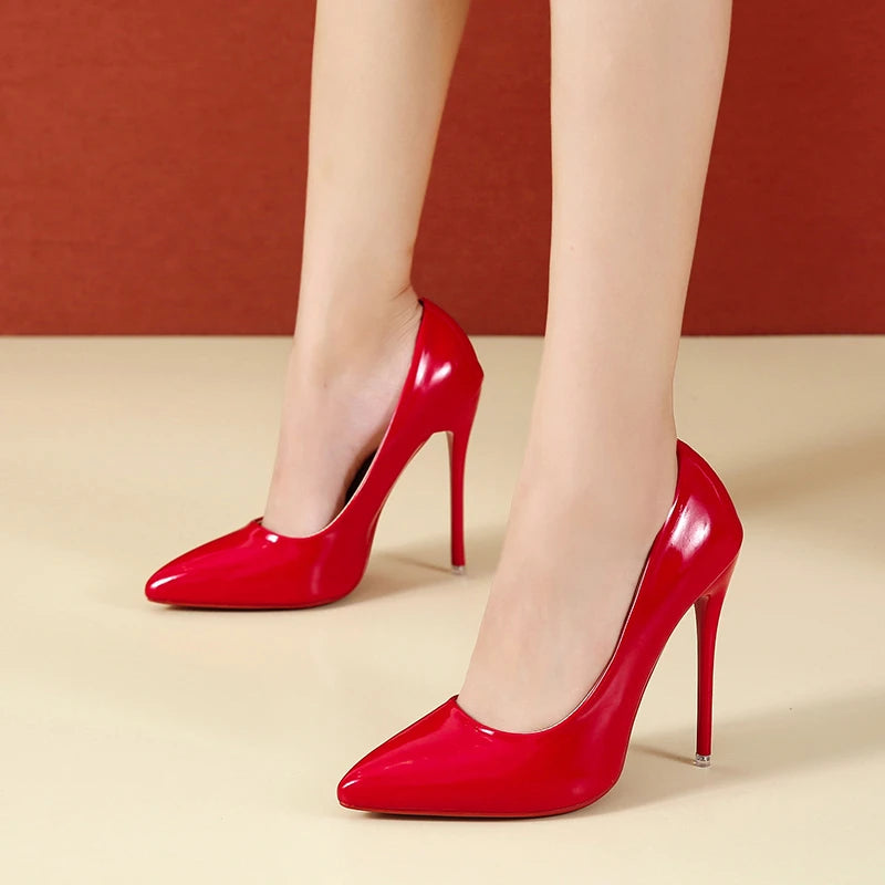 DANA Leather Stiletto Wedding Shoe