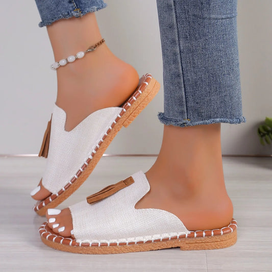 Casual Beach Flat Open Toe Slippers