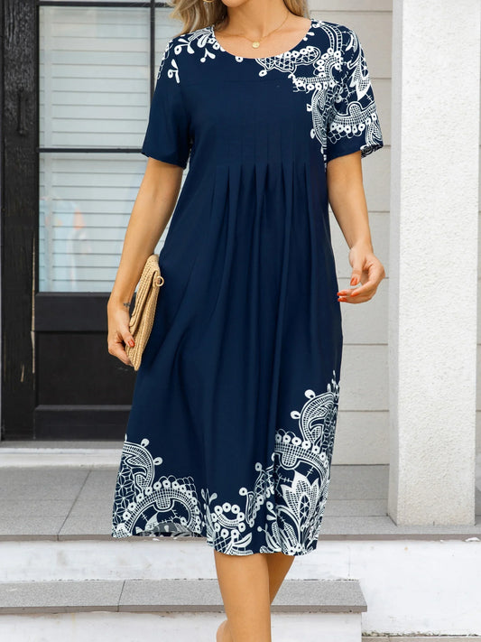 Elegant Loose Casual Dress