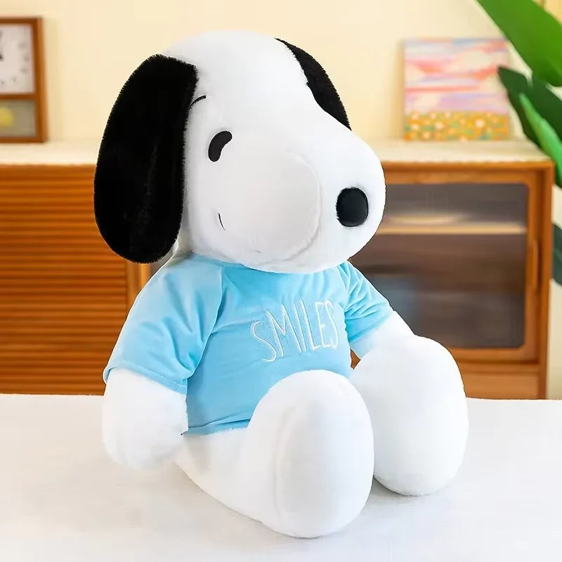 35cm Kawaii Snoopy Plush Toy White Dog Soft Pillow Stuffed Doll