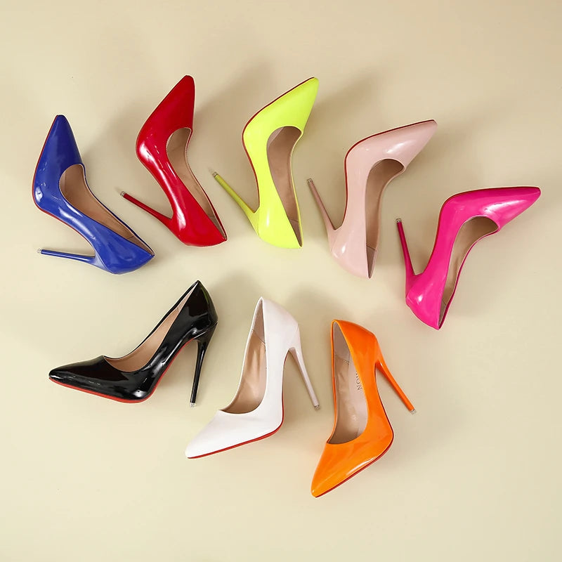 DANA Leather Stiletto Wedding Shoe