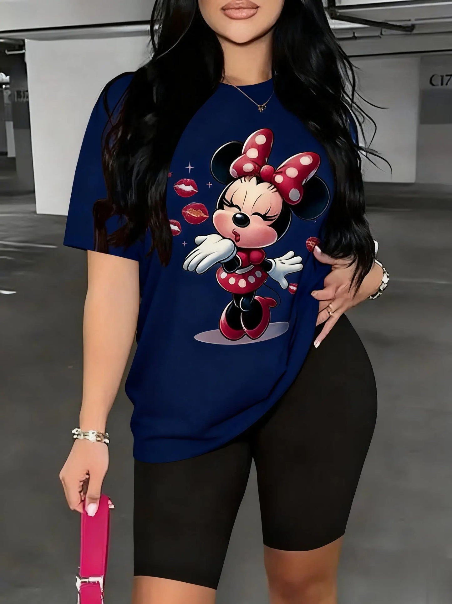 Minnie Mouse Short Sleeve Loose Fit T-shirt