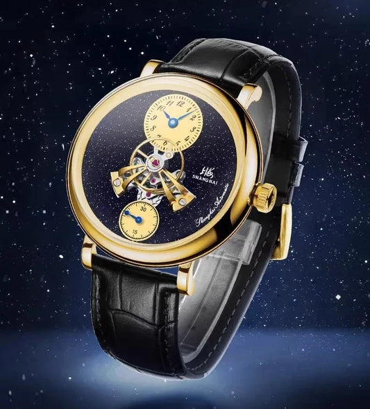Sky Dome Mechanical 42mm Center Flywheel Automatic Watch