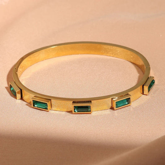 أساور دانا الذهبية المصنوعة من الفولاذ المقاوم للصدأ، 3 قطع