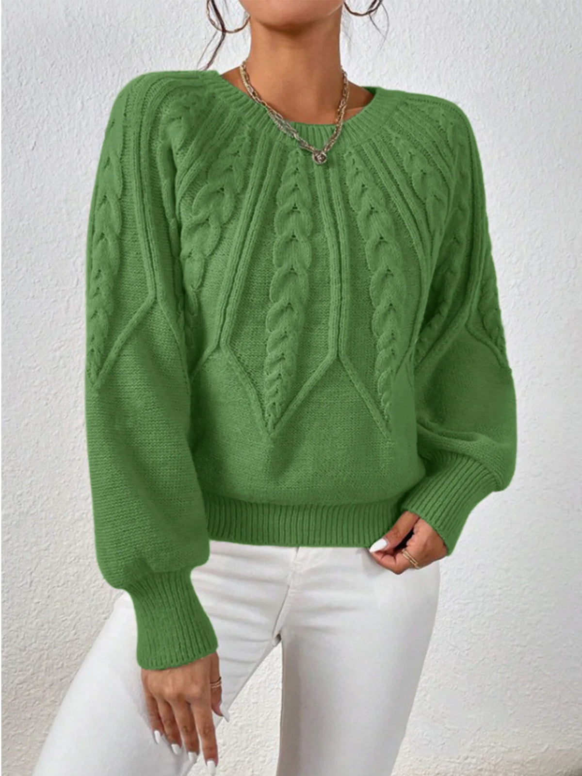 Elegant Casual Knitted Hoodie Thickened Warm Commuting Thread Sweater