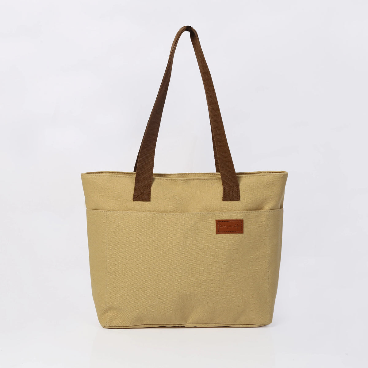 Niche Shoulder Versatile Minimalist Tote Unisex Large Capacity Canvas Handbag
