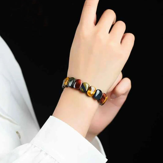 AAA Grade Natural Colored Tigers Eye Bracelet