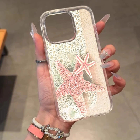 Illustration Seashells Romantic Transparent iPhone Cover