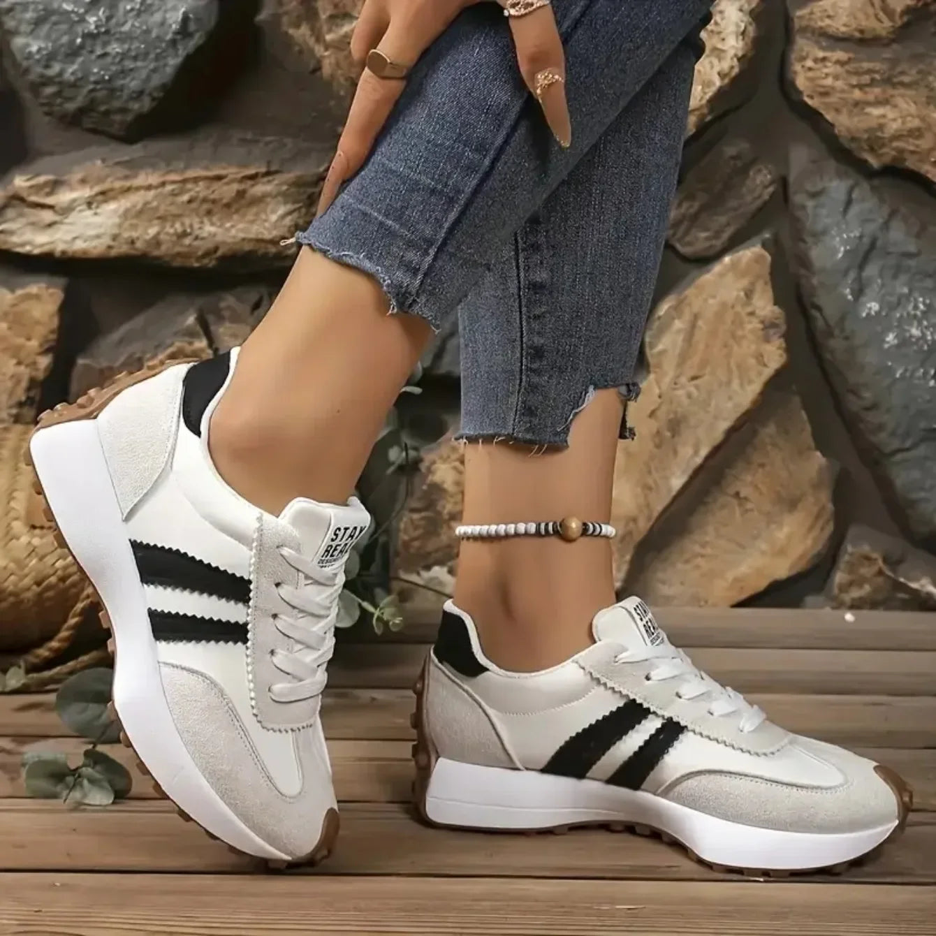 Sport Thick Bottom Casual Sneakers L