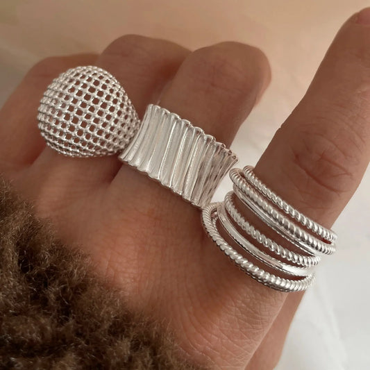 925 Sterling Silver Minimalist Handmade Ring Party