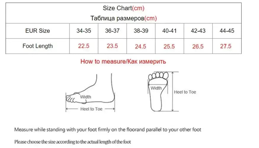 danastors shoe size chart with foot length guide in centimeters and diagram for measurement