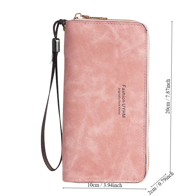 Long Korean handbag multi-function card wallet