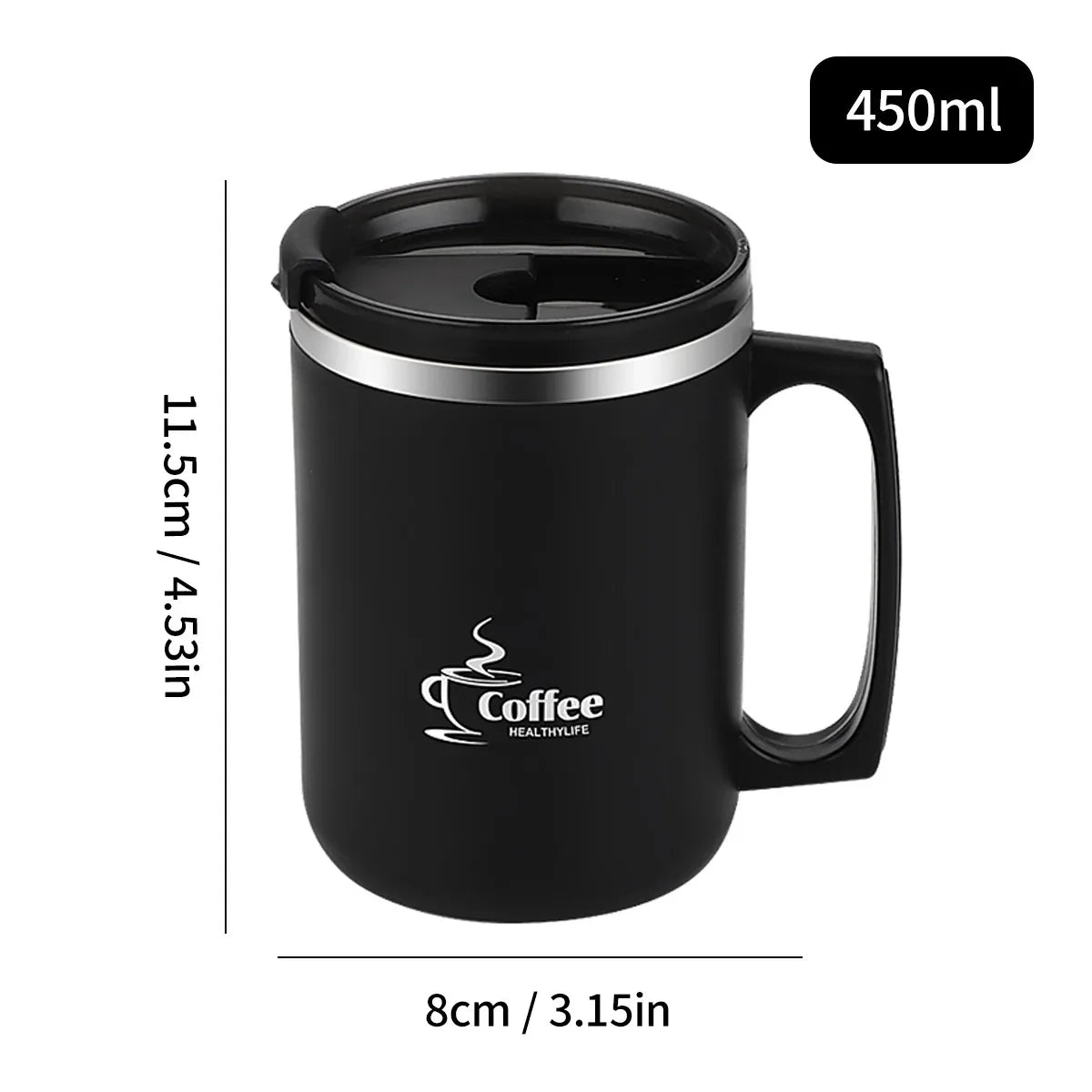 Travel Thermal Coffee Stainless Steel Bottle Mini Mug