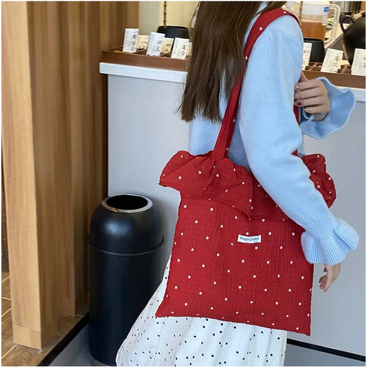 DANA Wave Point Chiffon Shoulder Bag