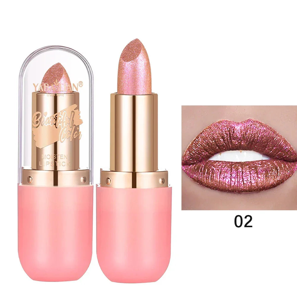Matte Glitter Diamond Lipstick Waterproof