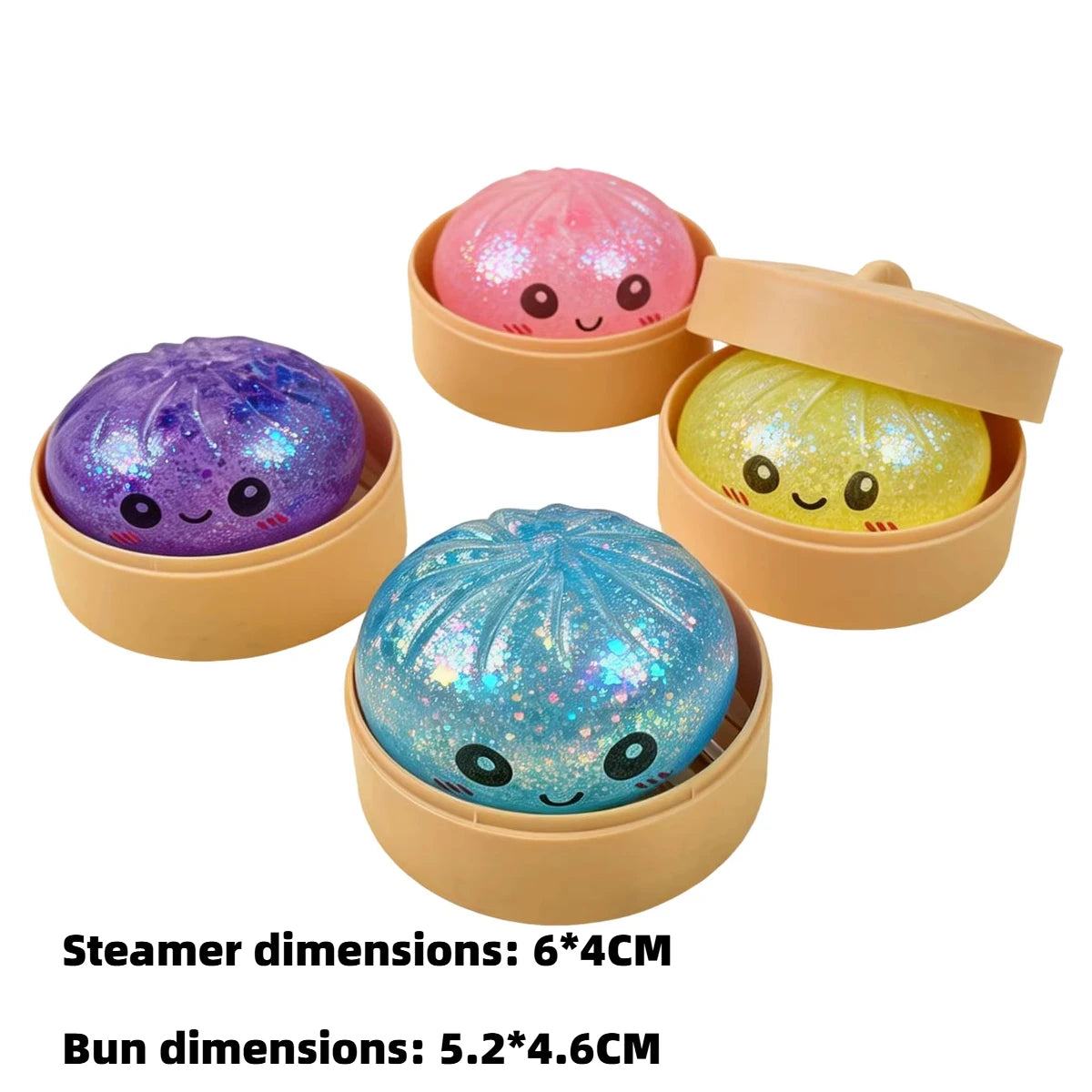 Steamed Bun Squeeze Simulation Bao Stress Relief Fidget Toy
