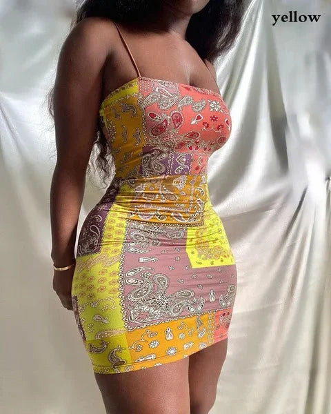 Sexy Strap Mini Short Slim Fit Dress
