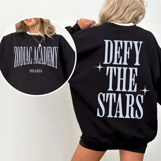 Solaria Sweater Licensed Zodiac Academy Merch Bookish Winter Sweatshirt Hoodies