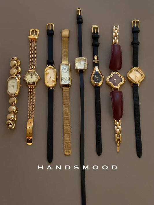 Elegantes relojes de cuarzo de cuero