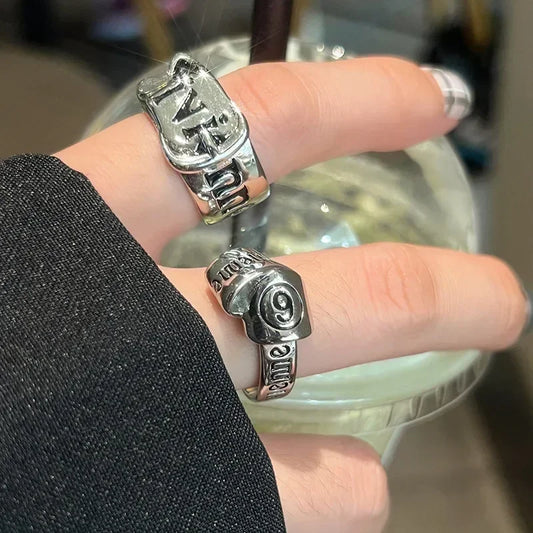 DANA Open Korean Letter Ring