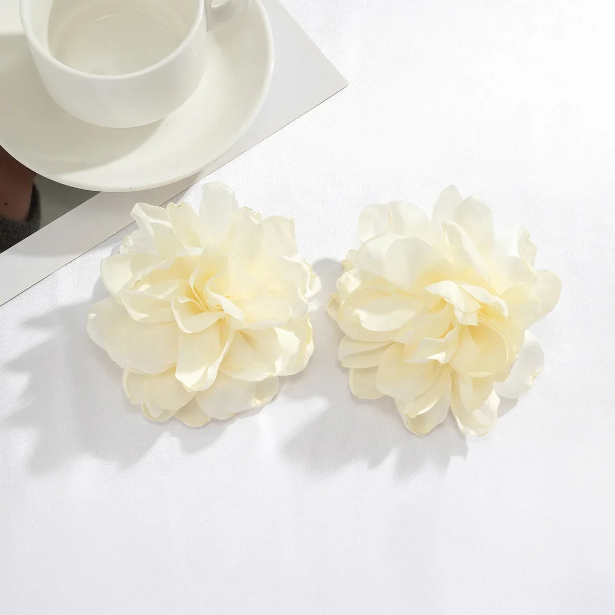 Exaggerated Big Flower Stud Earrings