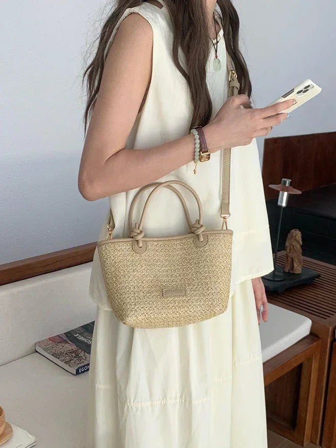 Straw Basket Woven bags