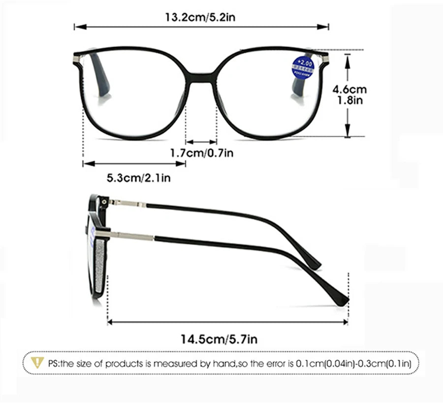 Anti Blue Light Presbyopia Large Frame Presbyopia Reading Glasses