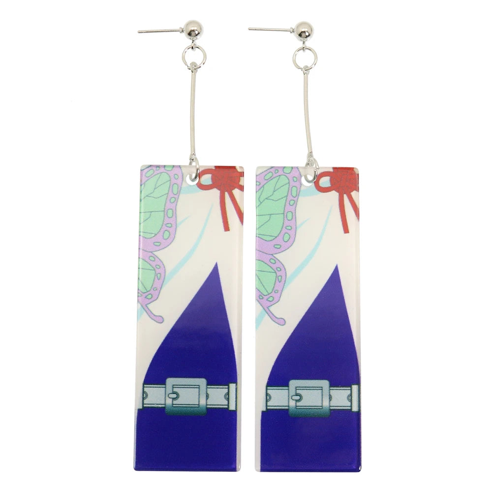 Acrylic Demon Drop Long Earrings