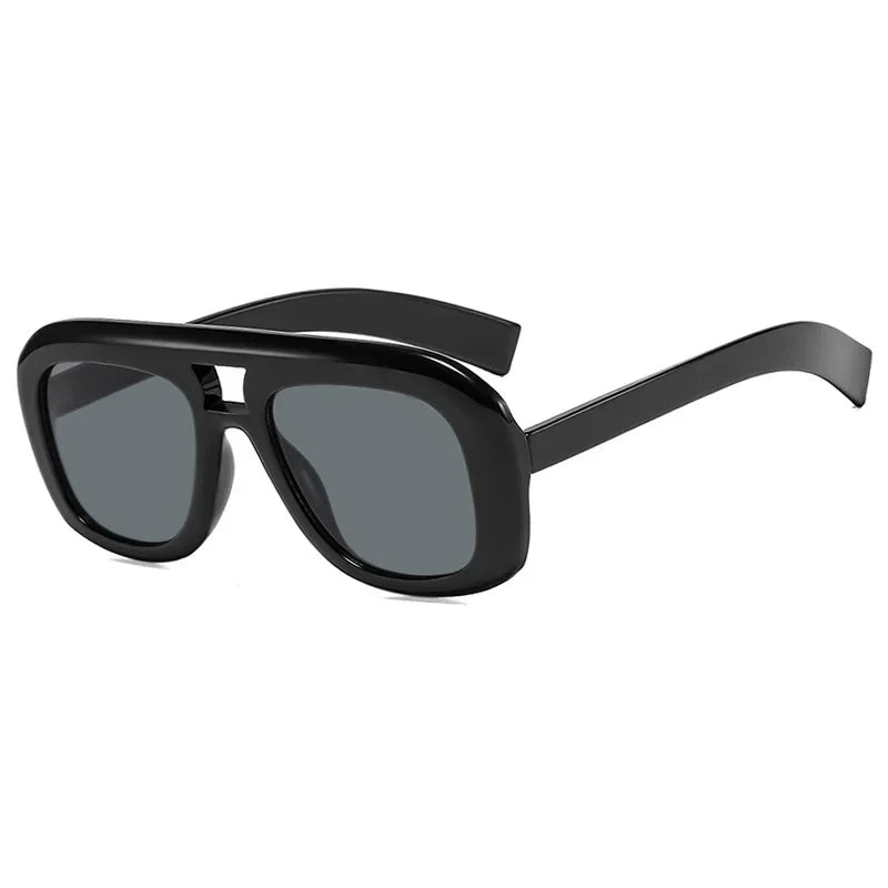 vintage square oversize sunglasses