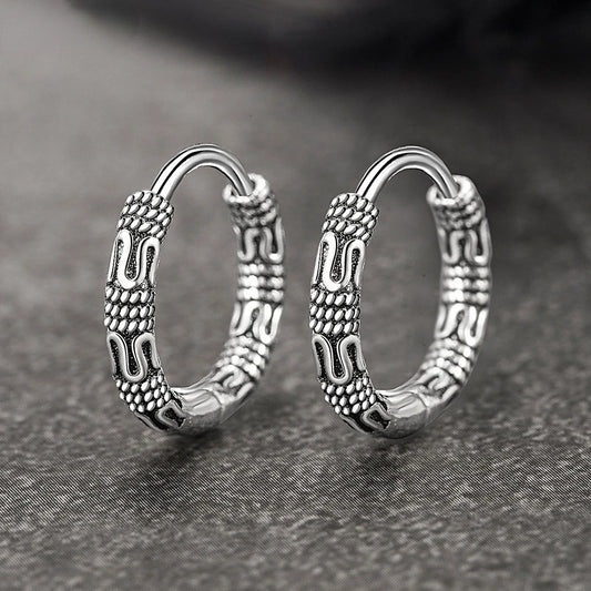 DANA 925 Sterling Silver Hoop Earrings