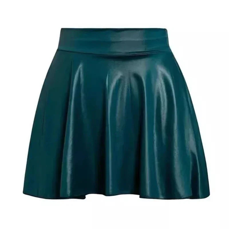 Mini Short Faux Leather Skirts