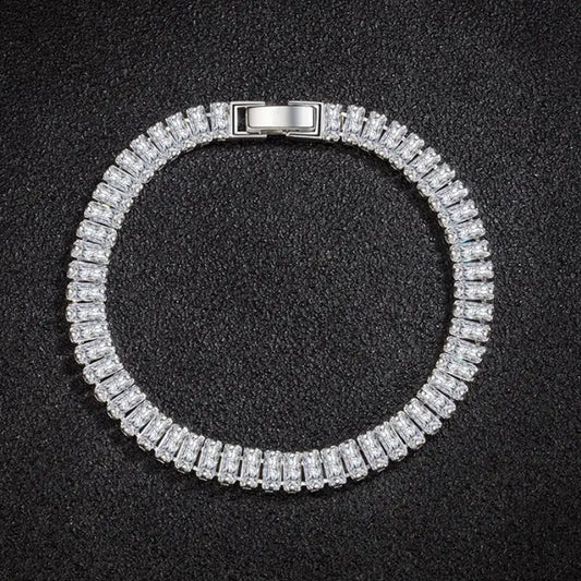 DANA 925 Sterling Zircon Crystal Bracelet