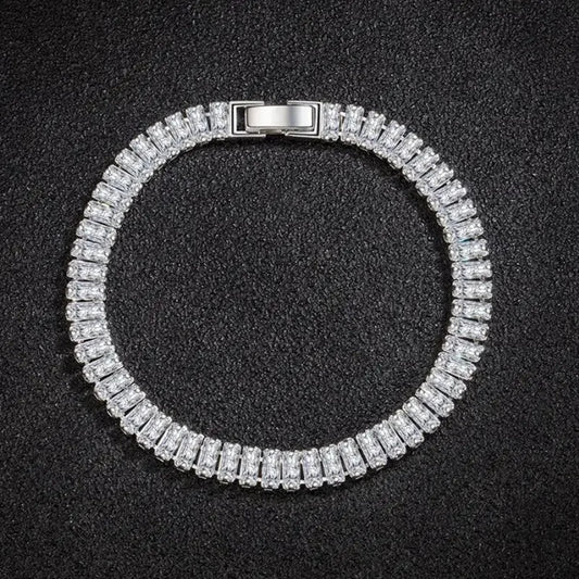 DANA 925 Sterling Zircon Crystal Bracelet