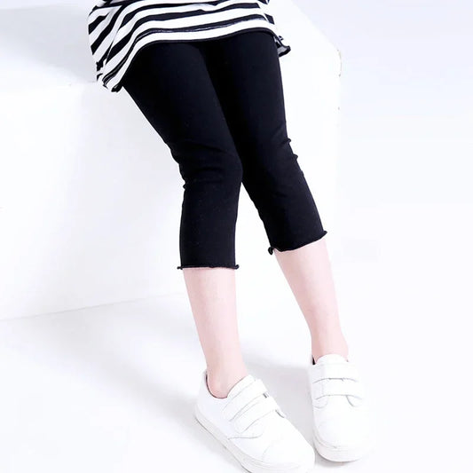 Leggings Ruffles Kids Cotton Toddler Pants