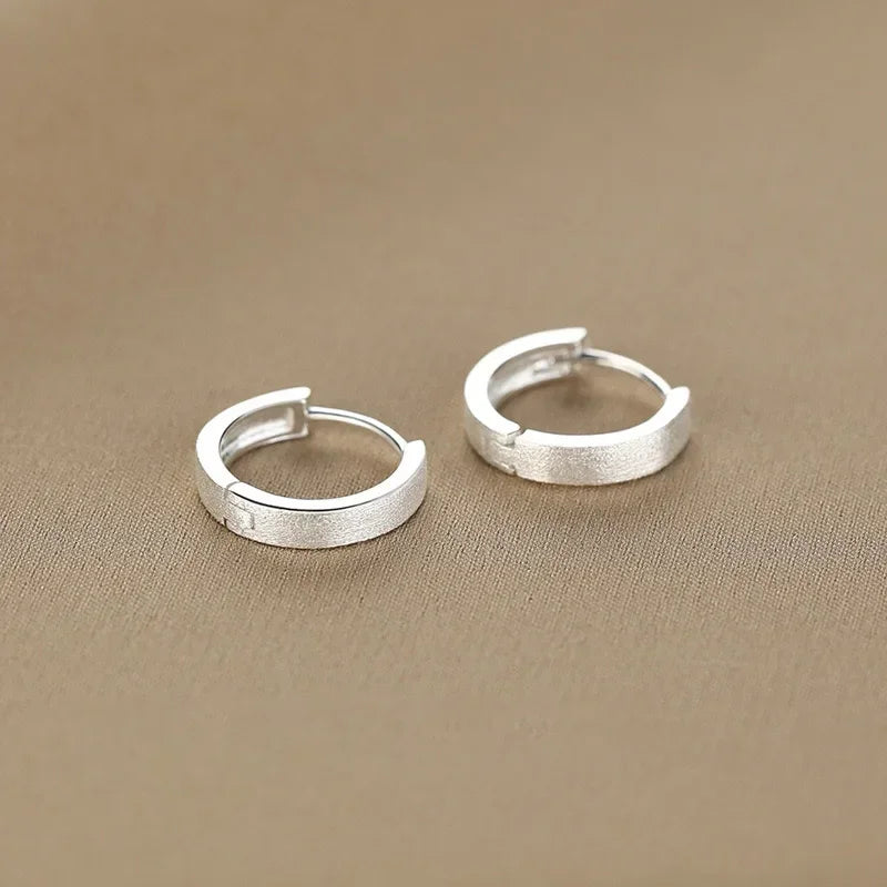 DANA 925 Sterling Vintage Shinning Round Earrings