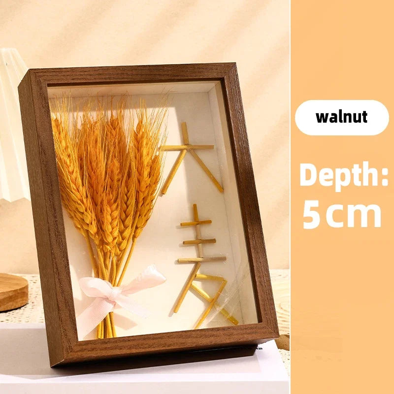 3D Wooden Picture Frames Flower Holder Handmade