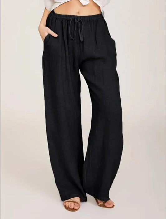 Casual Large Loose Cotton Hemp Pants