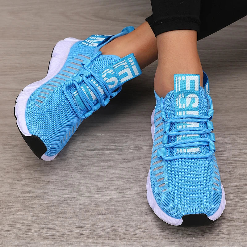 Mesh Soft Strap Sports Walking Sneakers