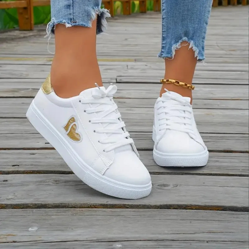 Sports Canvas Breathable Low Cut Ethnic Style Sneakers