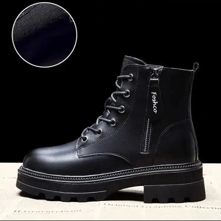 Snow Boots Plush Warm Medium Thickened Warm Snow Flat Boots