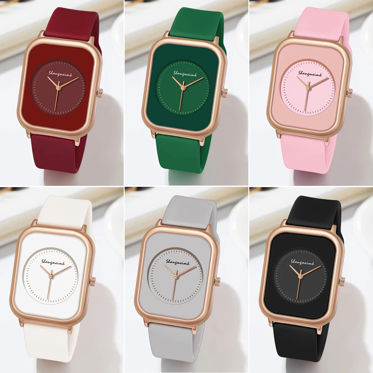 DANA Casual Literal Silicone Quartz Watch